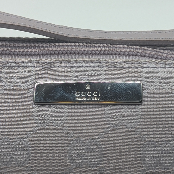 Gucci Grey GG Canvas Shoulder Bag – Small / Light Purple - Picture 4 of 10